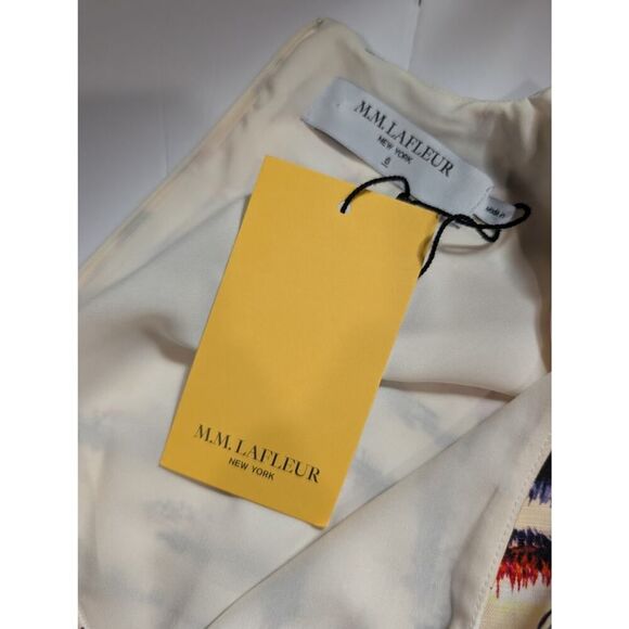 MM LaFleur Dress Womens 6 Multicolor Maaza 2.0 Dress Airy Cotton Mojave Print - Picture 5 of 12